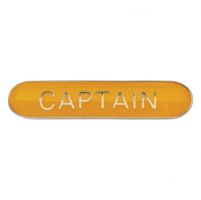 Scholar Bar Badge Captain Yellow 40mm