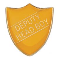 Scholar Pin Badge Deputy Head Boy Yellow 25mm