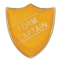 Scholar Pin Badge Form Captain Yellow 25mm