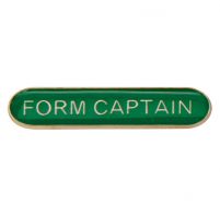 Scholar Bar Badge Form Captain Green 40mm