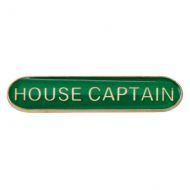 Scholar Bar Badge House Captain Green 40mm