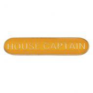 Scholar Bar Badge House Captain Yellow 40mm
