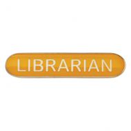 Scholar Bar Badge Librarian Yellow 40mm
