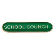 Scholar Bar Badge School Council Green 40mm