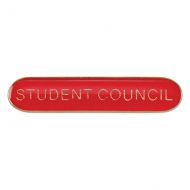 Scholar Bar Badge Student Council Red 40mm