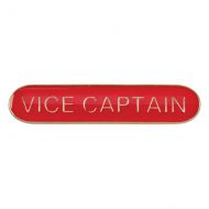 Scholar Bar Badge Vice Captain Red 40mm