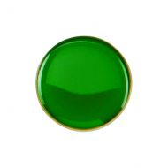 Scholar Pin Badge Round Green 40mm