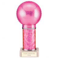 Disco Inferno Tube Trophy Pink 190mm : New 2022