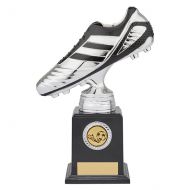 World Striker Premium Football Boot Trophy Award Silver and Black 220mm : New 2019