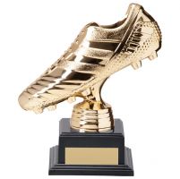 World Striker Premium Football Boot Trophy Award Gold 175mm : New 2020