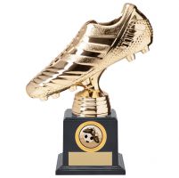 World Striker Premium Football Boot Trophy Award Gold 200mm : New 2020