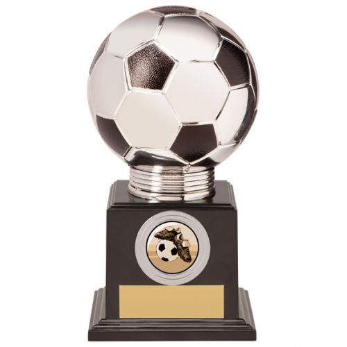 Valiant Legend Football Trophy Award Silver and Black 160mm : New 2020
