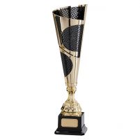 Quest Laser Cut Gold and Black Presentation Cup 385mm