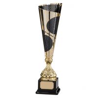 Quest Laser Cut Gold and Black Presentation Cup 400mm