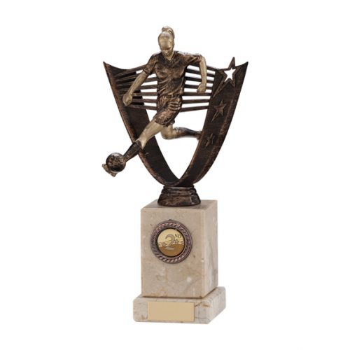 20 x 160mm Male Football Trophy,Award,Marble Base,2 Colours,FREE Engraving 