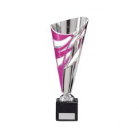 Razor Pink and Silver Presentation Cup 260mm