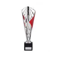 Vision Silver and Red Presentation Cup 285mm