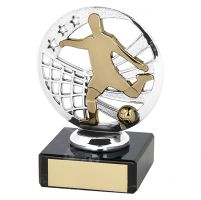 Ranger Football Trophy Award Gunmetal and Gold 100mm