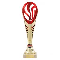 Supreme Plastic Presentation Cup Gold and Red 320mm : New 2019