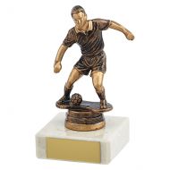 Dominion Football Trophy Award Antique Bronze and Gold 115mm : New 2019