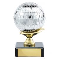 Glitterball Dance Trophy Award 100mm : New 2019
