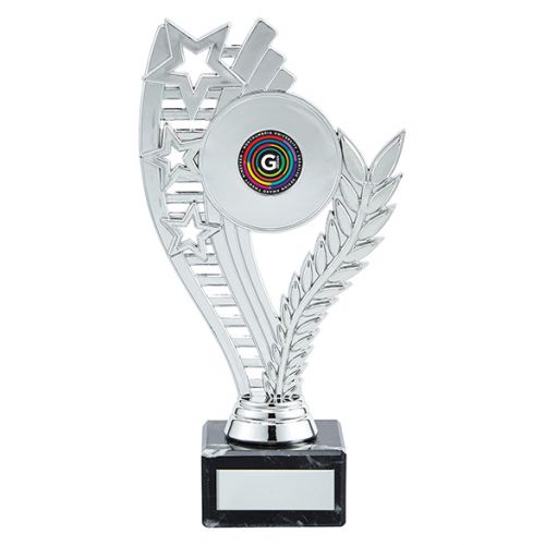 Athena Multi-Sport Trophy Award Silver 195mm : New 2019