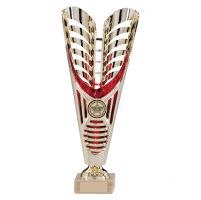 Monument Plastic Laser Cut Cup Gold and Red 255mm : New 2019