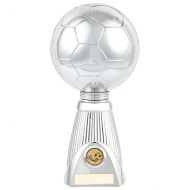 Planet Football Deluxe Rapid 2 Trophy Award Silver and Black 285mm : New 2019