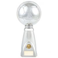 Planet Football Deluxe Rapid 2 Trophy Award Silver and Black 315mm : New 2019