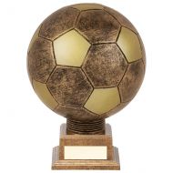 Planet Football Legend Rapid 2 Trophy Award Antique Bronze and Gold 185mm : New 2019