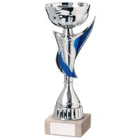 Empire Presentation Cup Silver and Blue 250mm : New 2020
