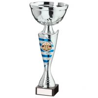 Commander Presentation Cup Silver and Blue 240mm : New 2020