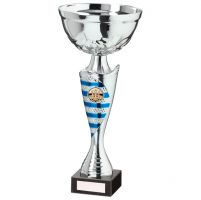 Commander Presentation Cup Silver and Blue 300mm : New 2020