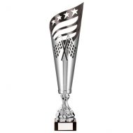 Monza Lazer Cut Metal Presentation Cup Silver 435mm : New 2020