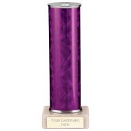 Superstars Tube Trophy Purple 175mm : New 2022
