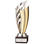 Spartan Plastic Trophy Silver - Gold 195mm : New 2022