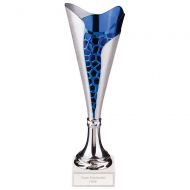 Utopia Classic Cup Silver & Blue 325mm : New 2023