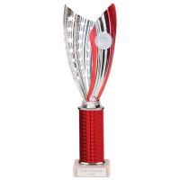 Glamstar Plastic Trophy Red 330mm : New 2023