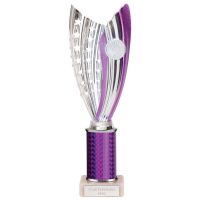 Glamstar Plastic Trophy Purple 305mm : New 2023
