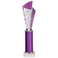 Flash Plastic Trophy Purple 340mm : New 2023