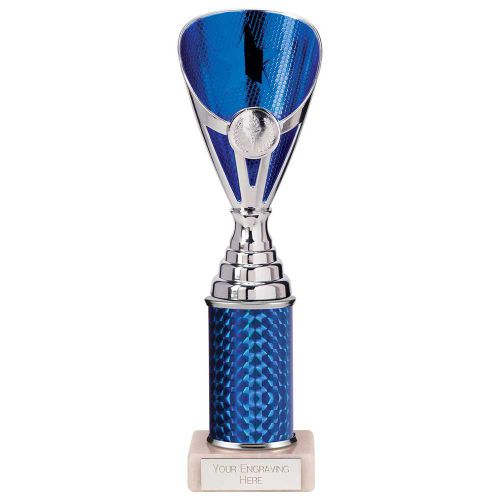Rising Stars Plastic Trophy Blue 255mm : New 2023