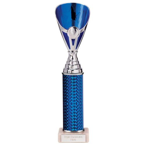 Rising Stars Plastic Trophy Blue 305mm : New 2023