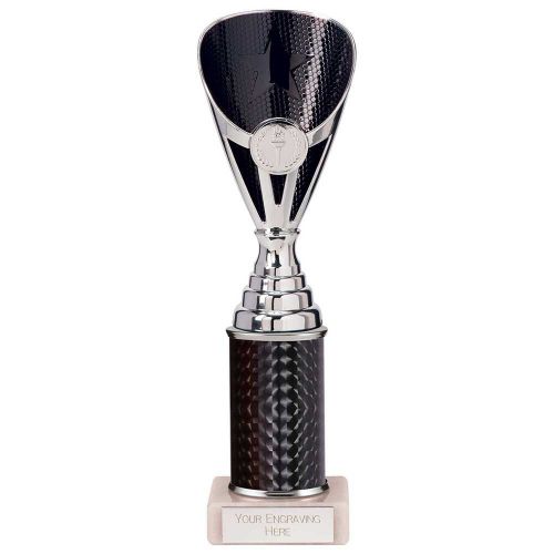 Rising Stars Plastic Trophy Black 255mm : New 2023