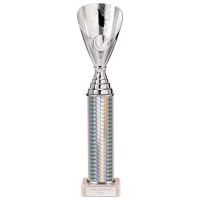 Rising Stars Plastic Trophy Silver 330mm : New 2023