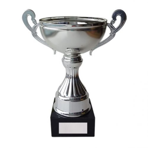 Silver Ovation Presentation Cups Modern Trophies Achievement FREE Engraving 