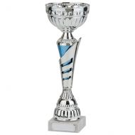Vanquish Silver and Blue Cup 320mm - TR4057C